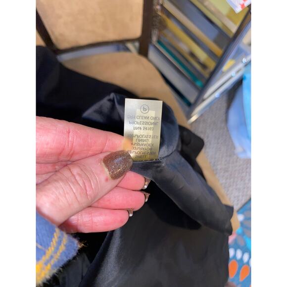 NWT $89.98 size 10 Black Back Zip Calvin Klein 3/4 Sleeves Dress - Picture 11 of 12